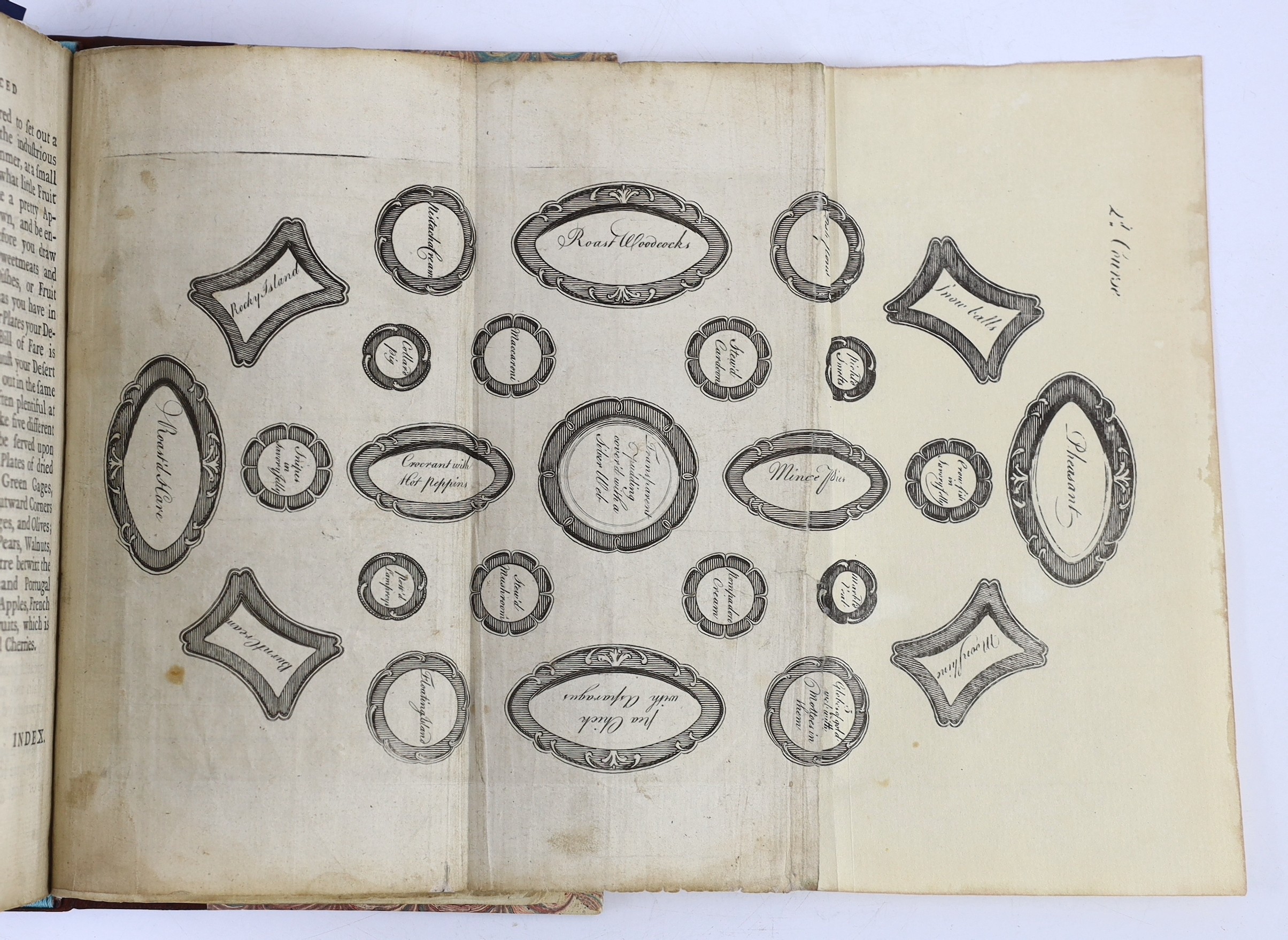 Raffald, Elizabeth - The Experienced House-Keeper, for the use and ease of Ladies, House-Keepers, Cooks &c. Wrote purely from practice. 1st edition, signed by the author at head of A1, as usual [for copyright reasons], 8
